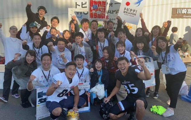 【カワサキから世界へ！トビタテ×アメフトDAY】チケット収益の一部88,975円が寄付されました!!