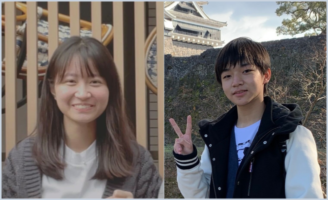 ＃せかい部運営メンバーの「かれん」と「りょうせい」